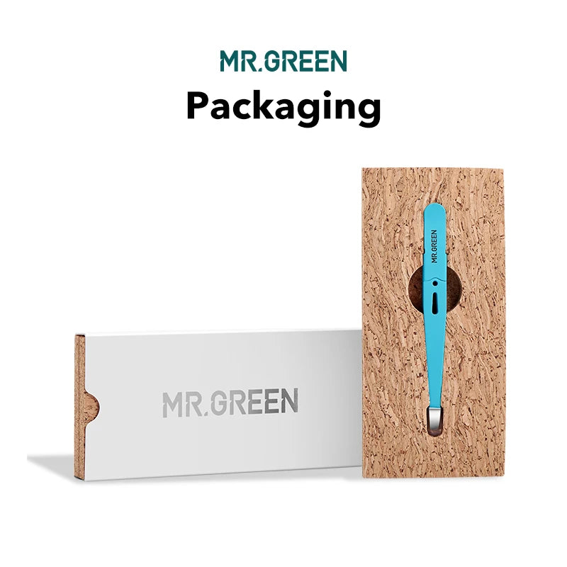 MR.GREEN Eyebrow Tweezer Stainless Steel Slanted Tip