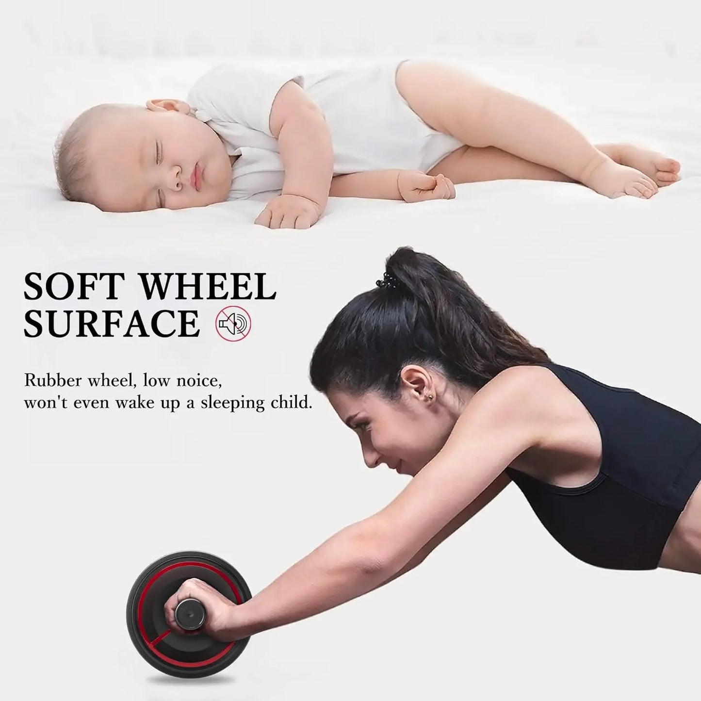 Function Ab Roller Wheel Heavy Duty Abdominal Exercise