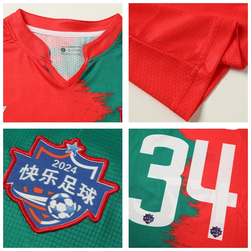 CRKECN Custom Sublimation Soccer Uniforms Embroidered Logo