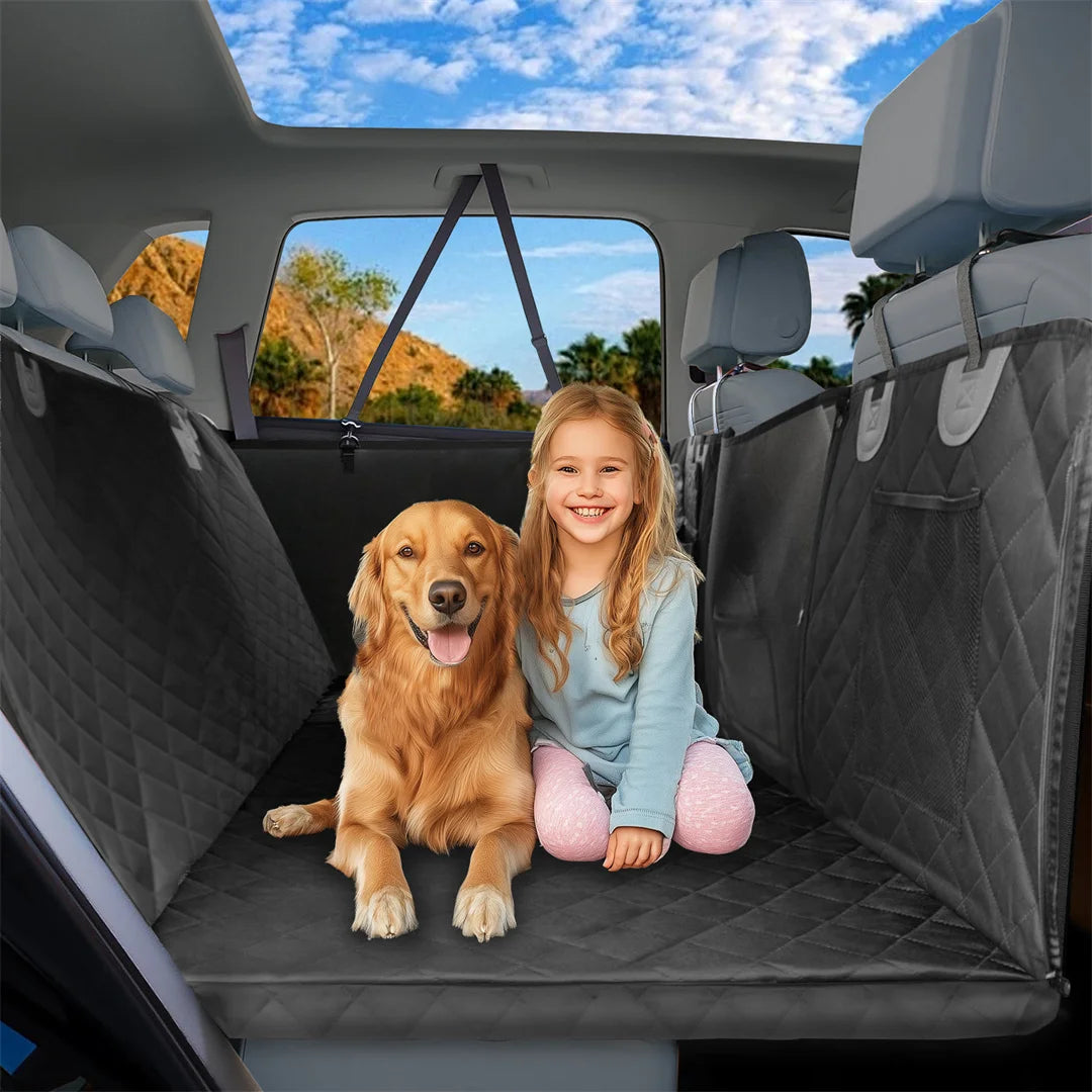 BINGOPAWCN Waterproof Dog Car Seat Cover Hammock For Travel
