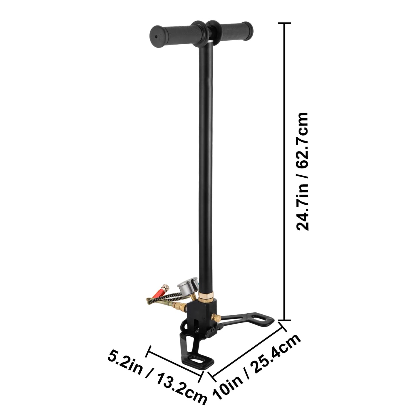 VEVOR 3 Stage PCP Hand Pump With Pressure Gauge 4500 PSI