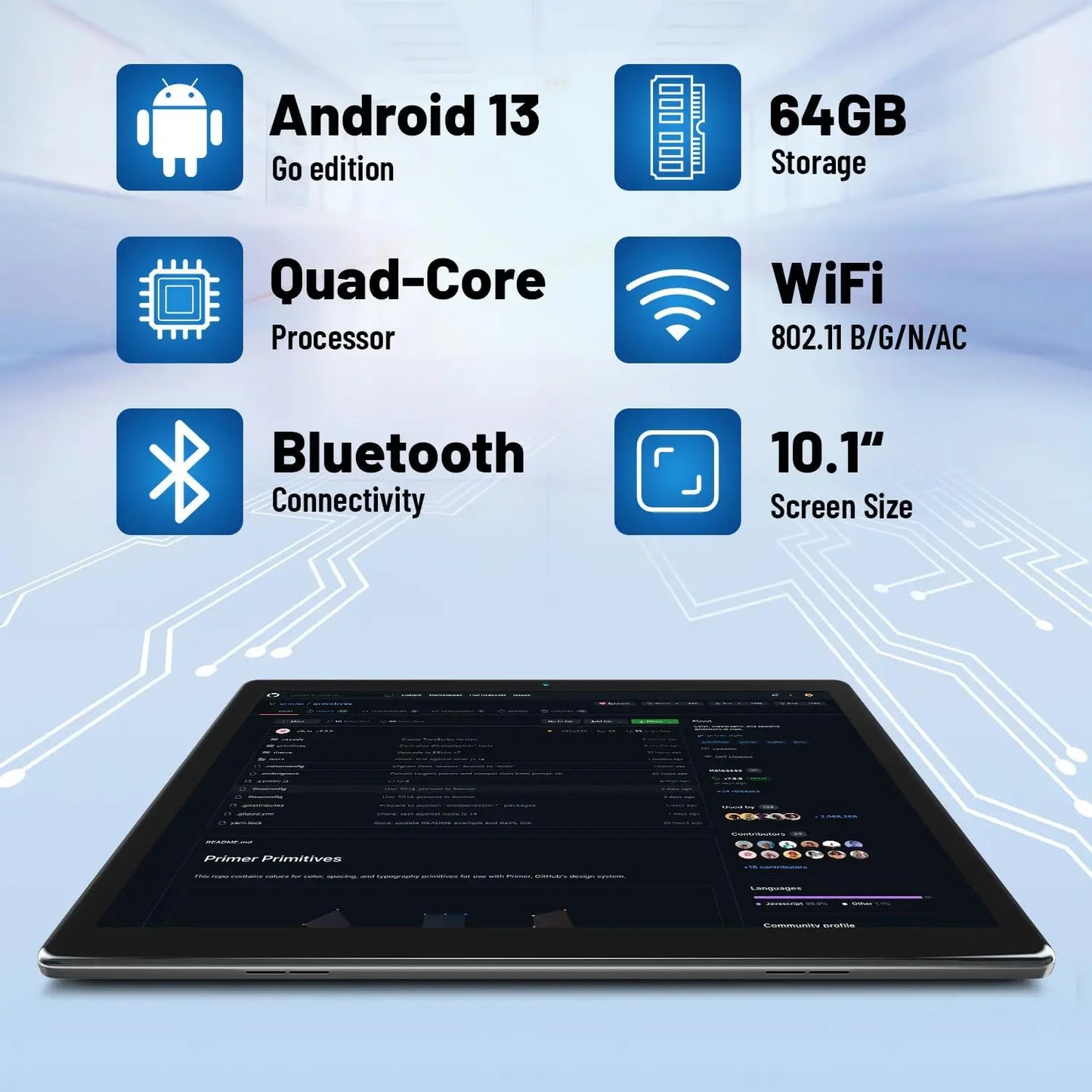 AEEZO MB1001 Tablet Android 13 6GB RAM 128GB Expandable