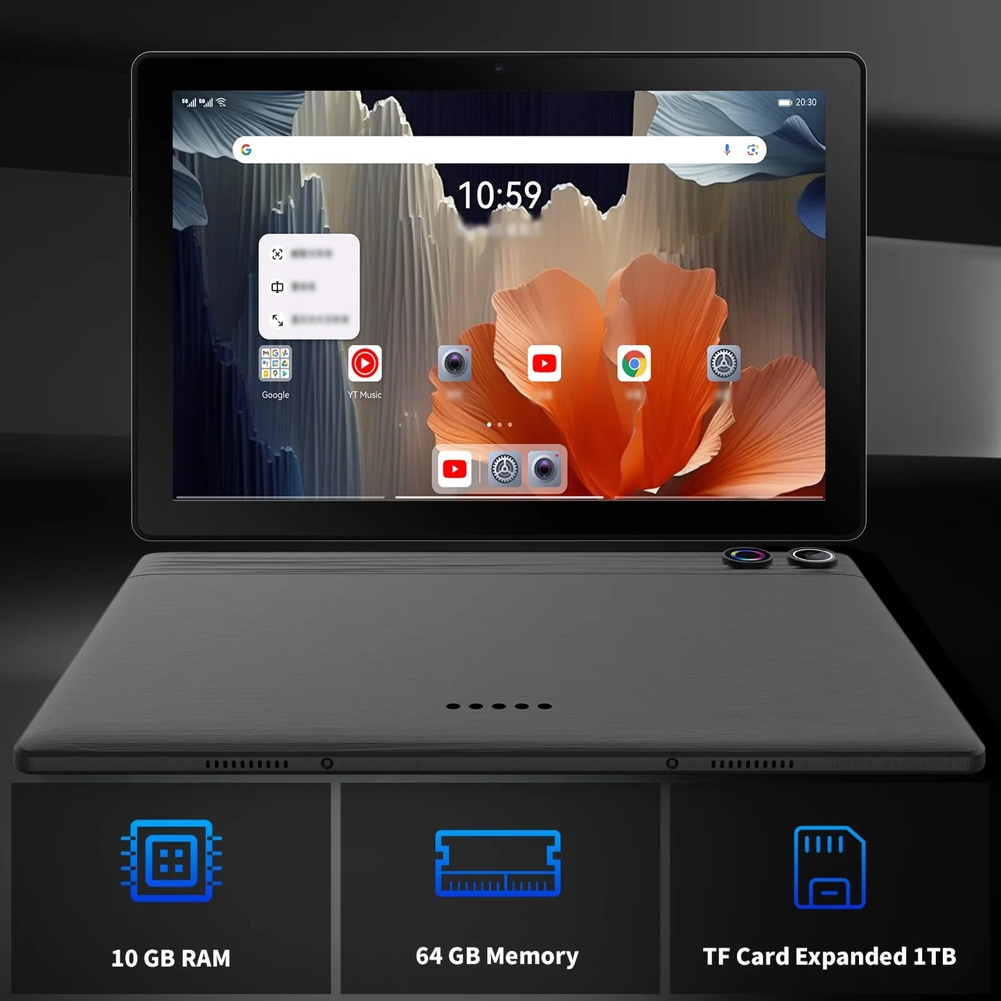 AEEZO-US Android 14 Tablet A523 OctaCore 8GB RAM 64GB