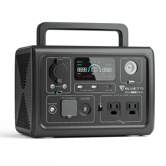 Bluetti EB3A Portable Power Station Solar Generator