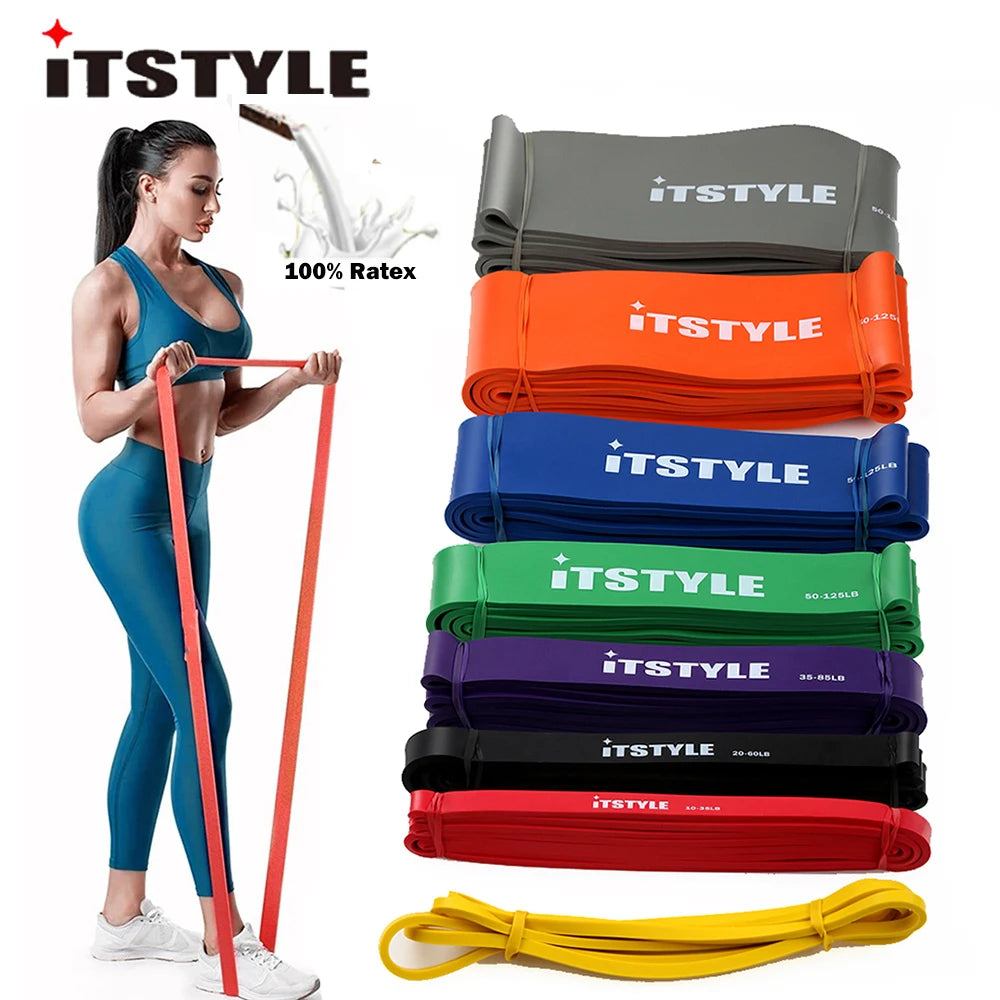 ITSTYLE Resistance Bands Eight Level Crossfit Loop Strap