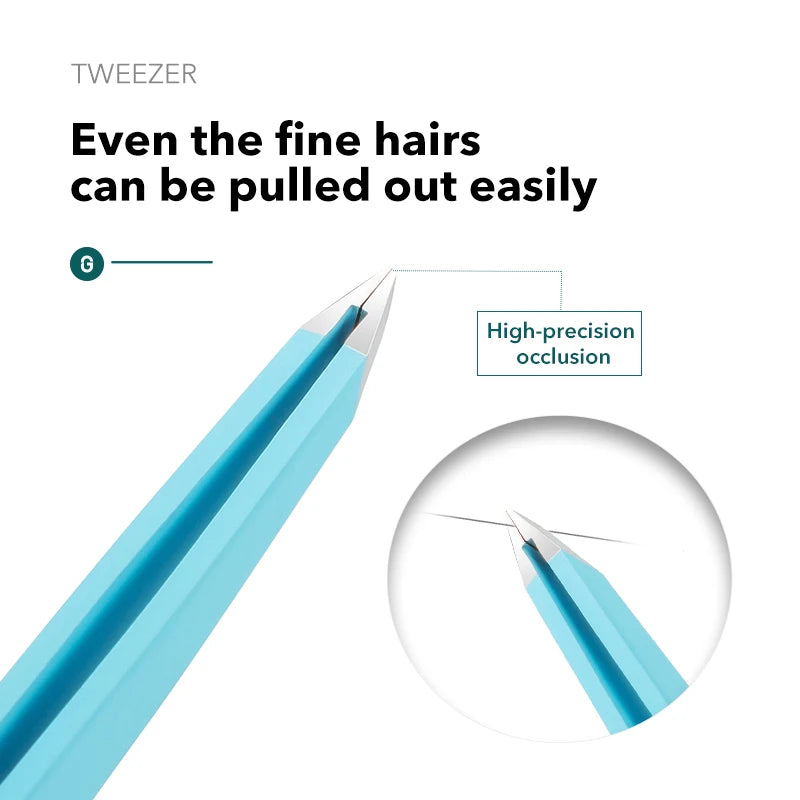 MR.GREEN Eyebrow Tweezer Stainless Steel Slanted Tip
