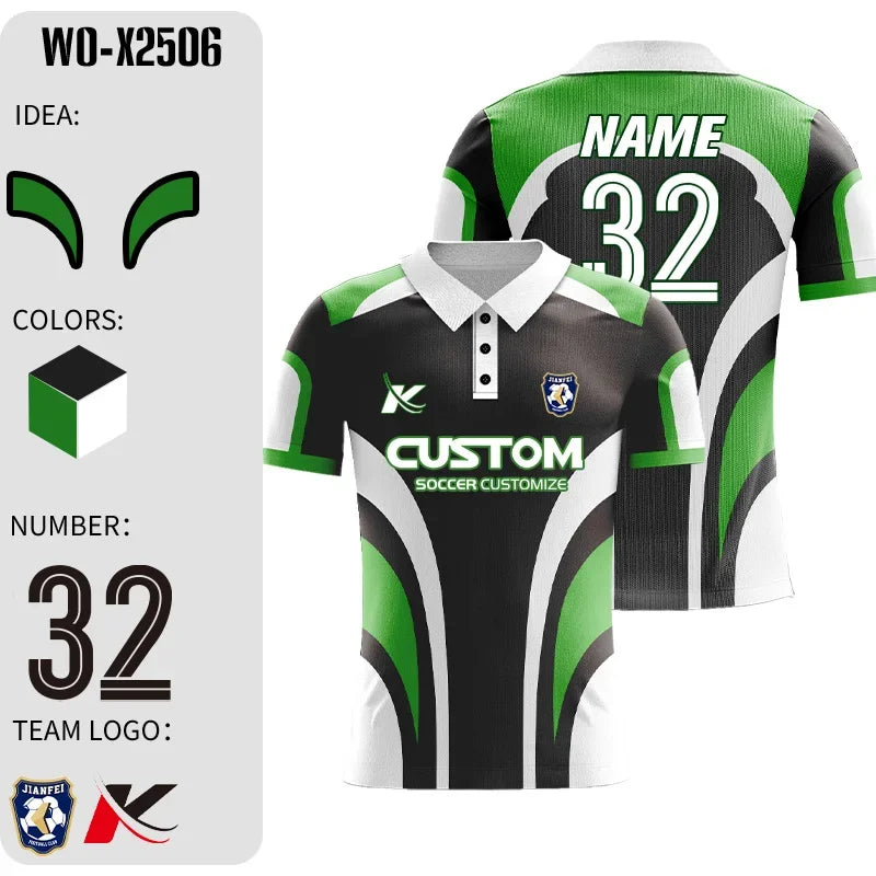 CRKECN Custom Sublimation Soccer Uniforms Embroidered Logo
