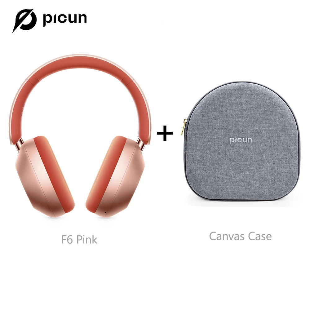 Picun F6 Active Noise Cancelling Wireless Headphones