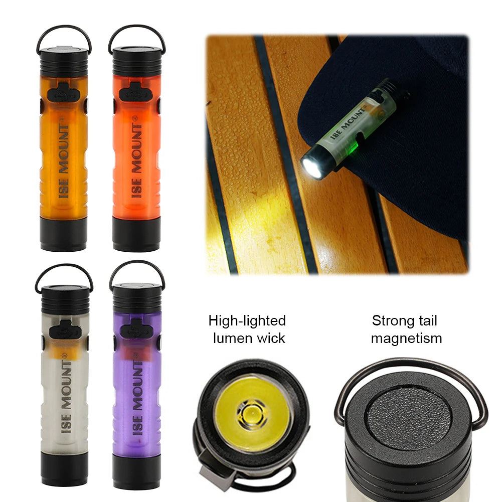Electric LED Outdoor Mini Flashlight With Magnetic Hook