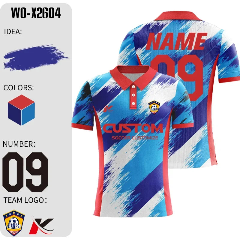 CRKECN Custom Sublimation Soccer Uniforms Embroidered Logo