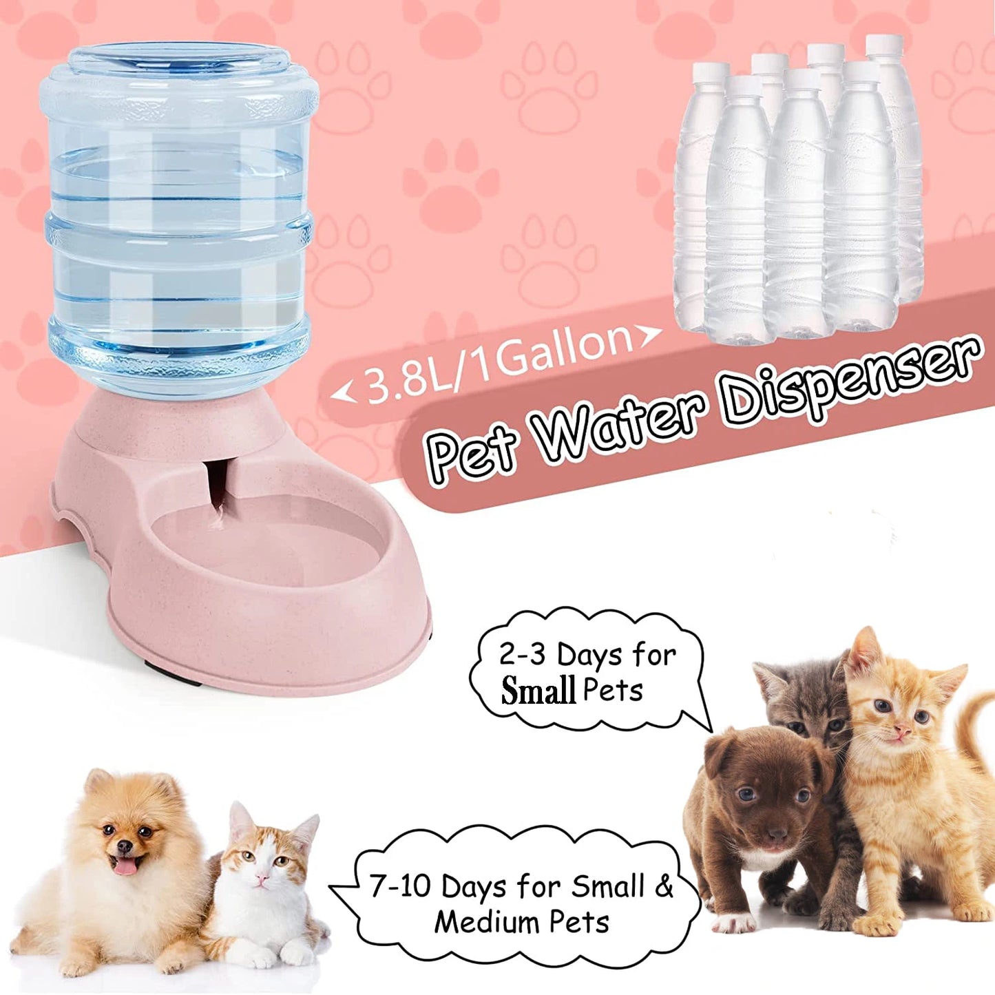 Hign-Concerned Automatic Pet Water Dispenser Feeder