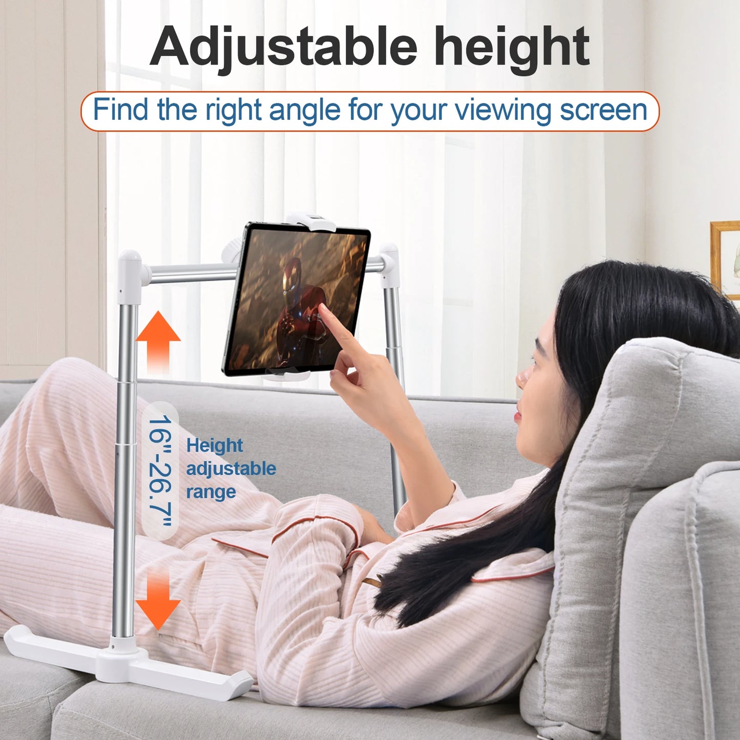 Oatsbasf Bed Sofa Phone Holder Foldable Tablet Pad Stand