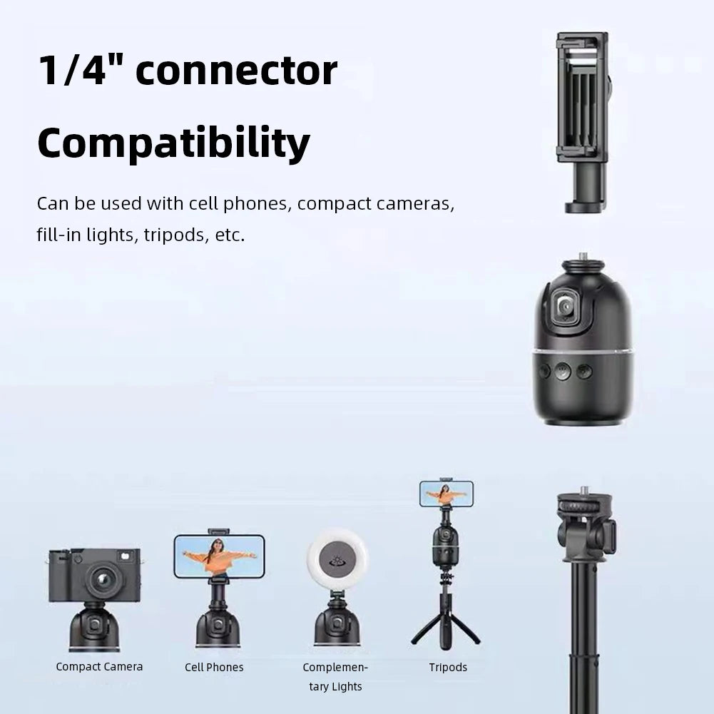 VODOOL Auto Face Tracking Tripod 360 Degree Phone Holder