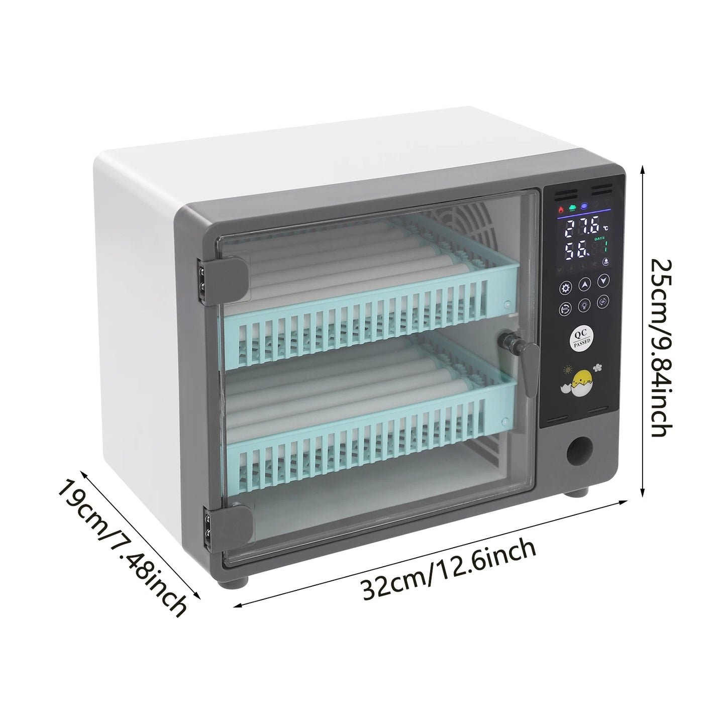 Farm Animals Automatic Egg Turner Incubator 24 Capacity