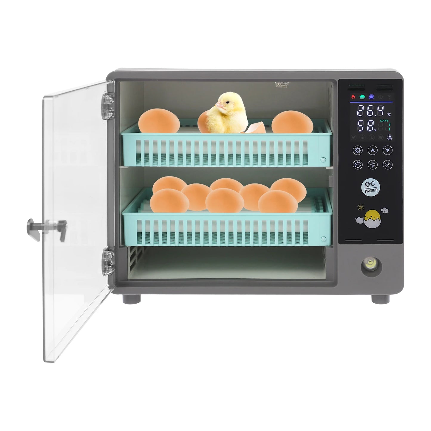 Farm Animals Automatic Egg Turner Incubator 24 Capacity