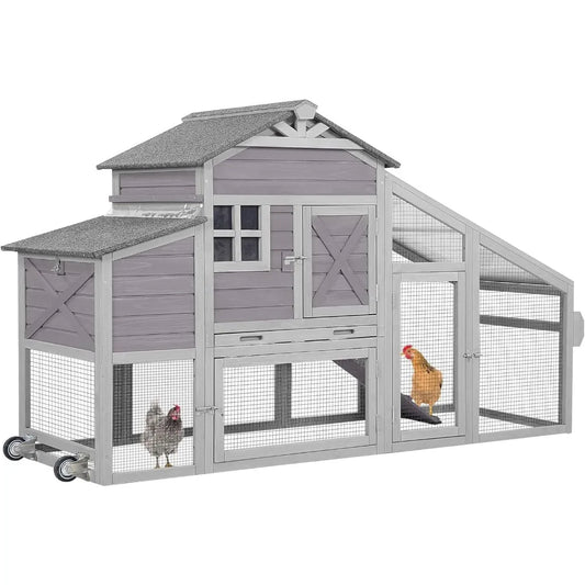 Farm Animals Wooden Chicken Coop Hen House Nesting Box