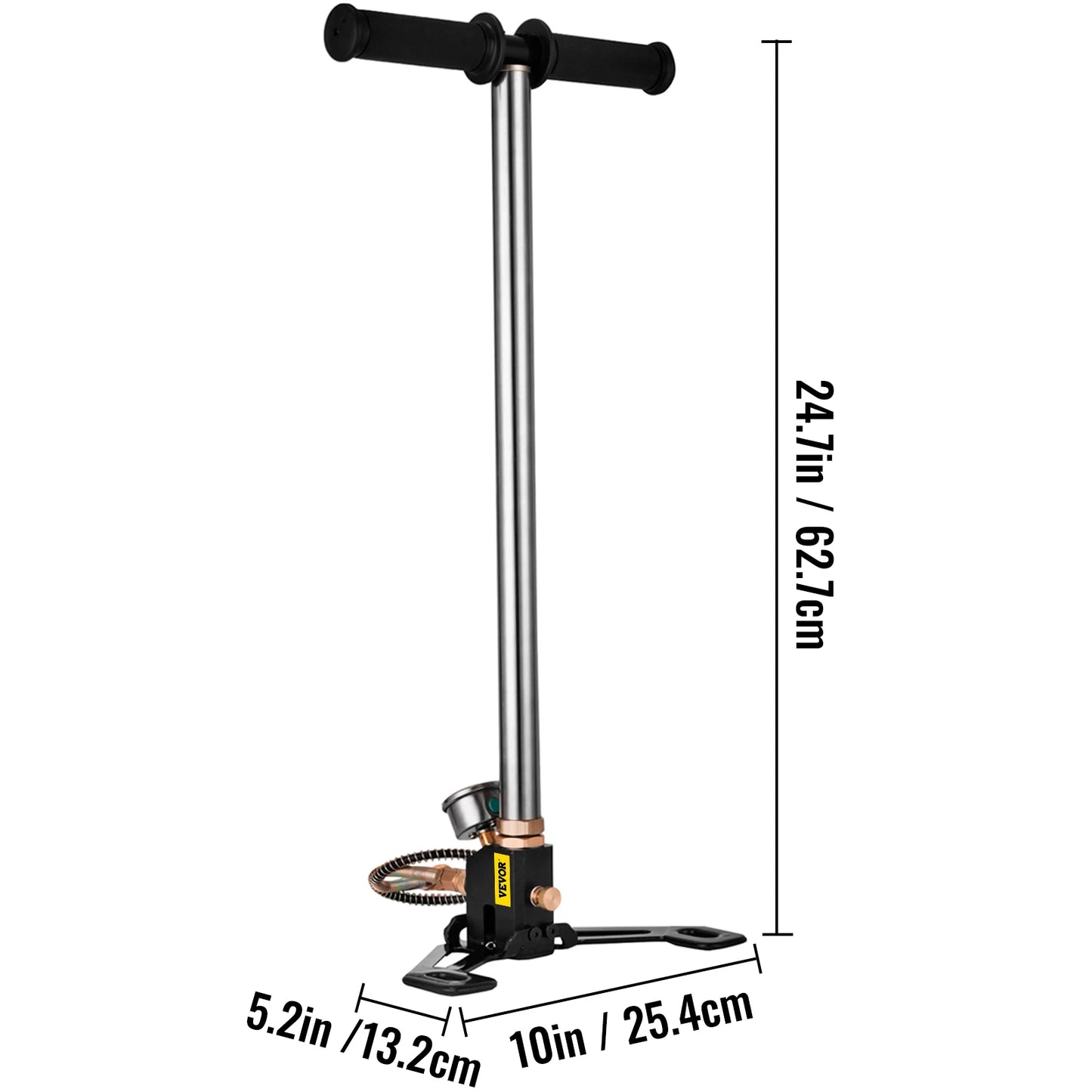 VEVOR 3 Stage PCP Hand Pump With Pressure Gauge 4500 PSI