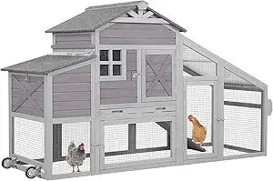 Farm Animals Wooden Chicken Coop Hen House Nesting Box