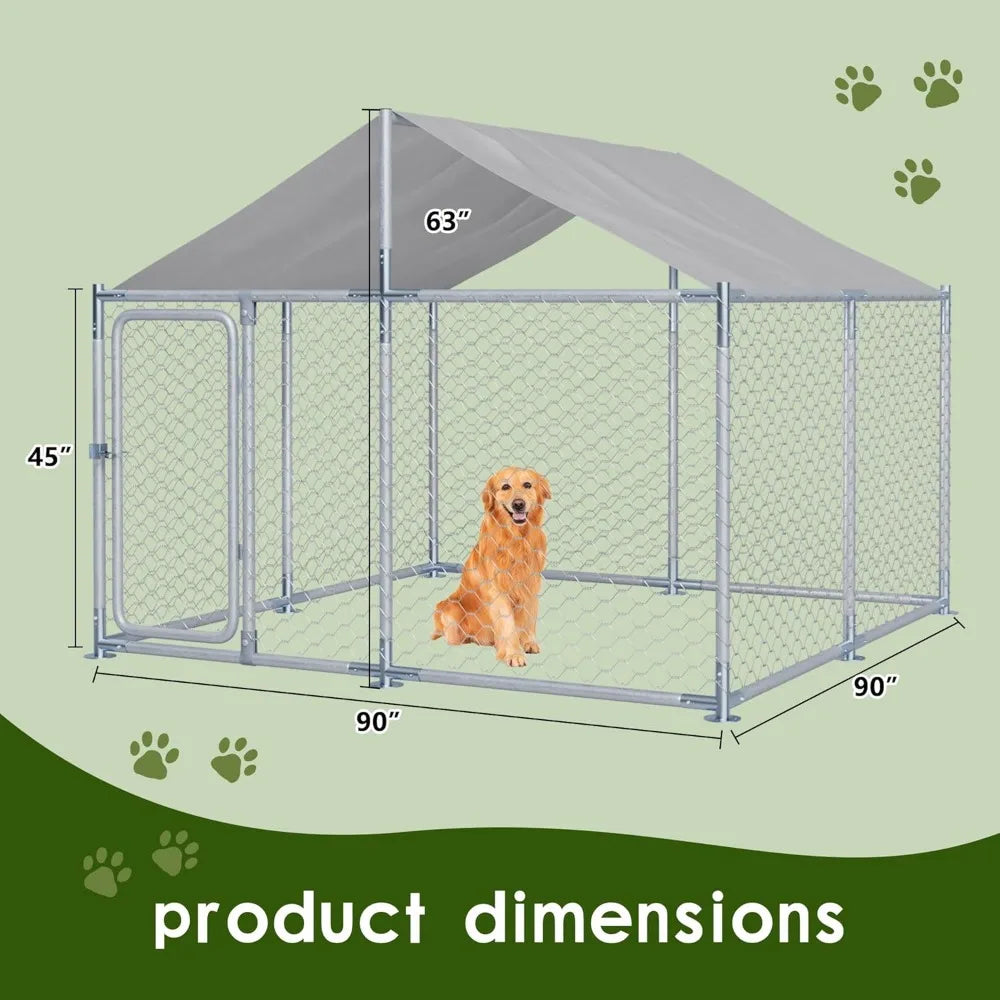 Hign-concerned Kennel House Mesh Pet Cage Playpen Fence