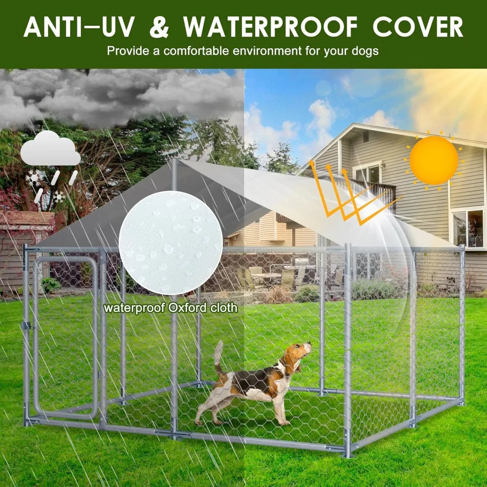 Hign-concerned Kennel House Mesh Pet Cage Playpen Fence