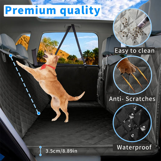 BINGOPAWCN Waterproof Dog Car Seat Cover Hammock For Travel