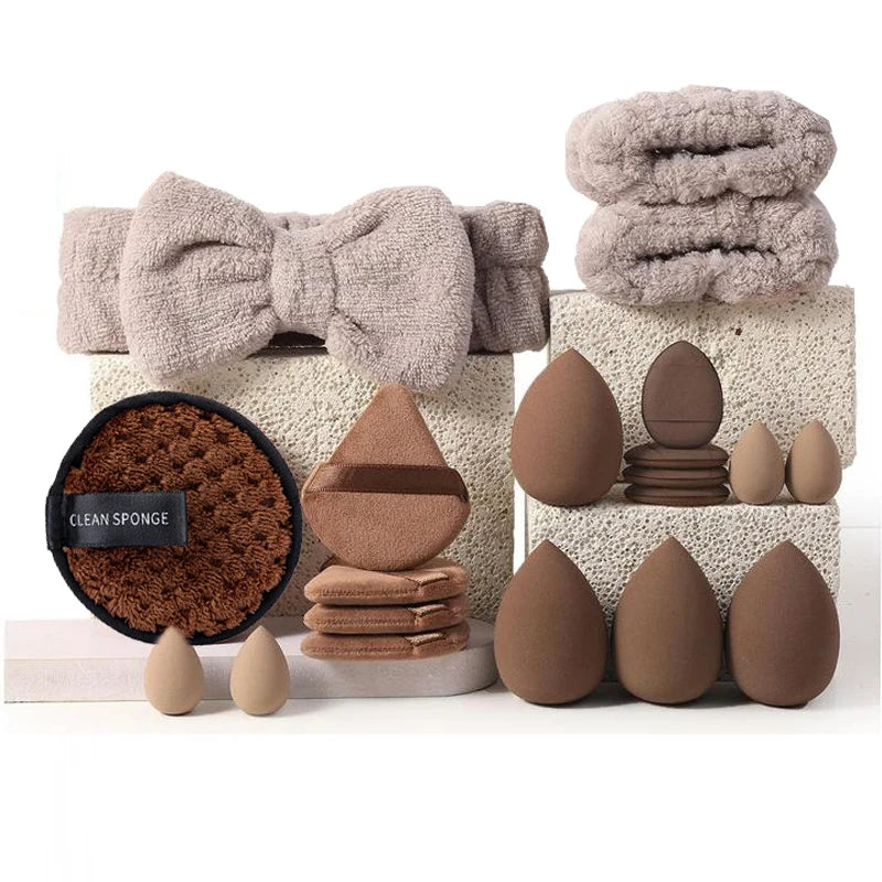 Brush Makeup Set 20 40 Piece Pro Sponge Kit Premium