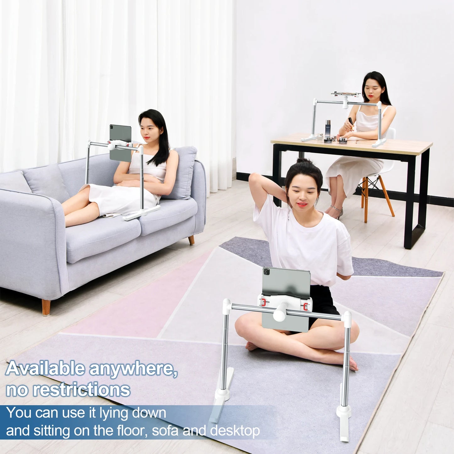 Oatsbasf Bed Sofa Phone Holder Foldable Tablet Pad Stand