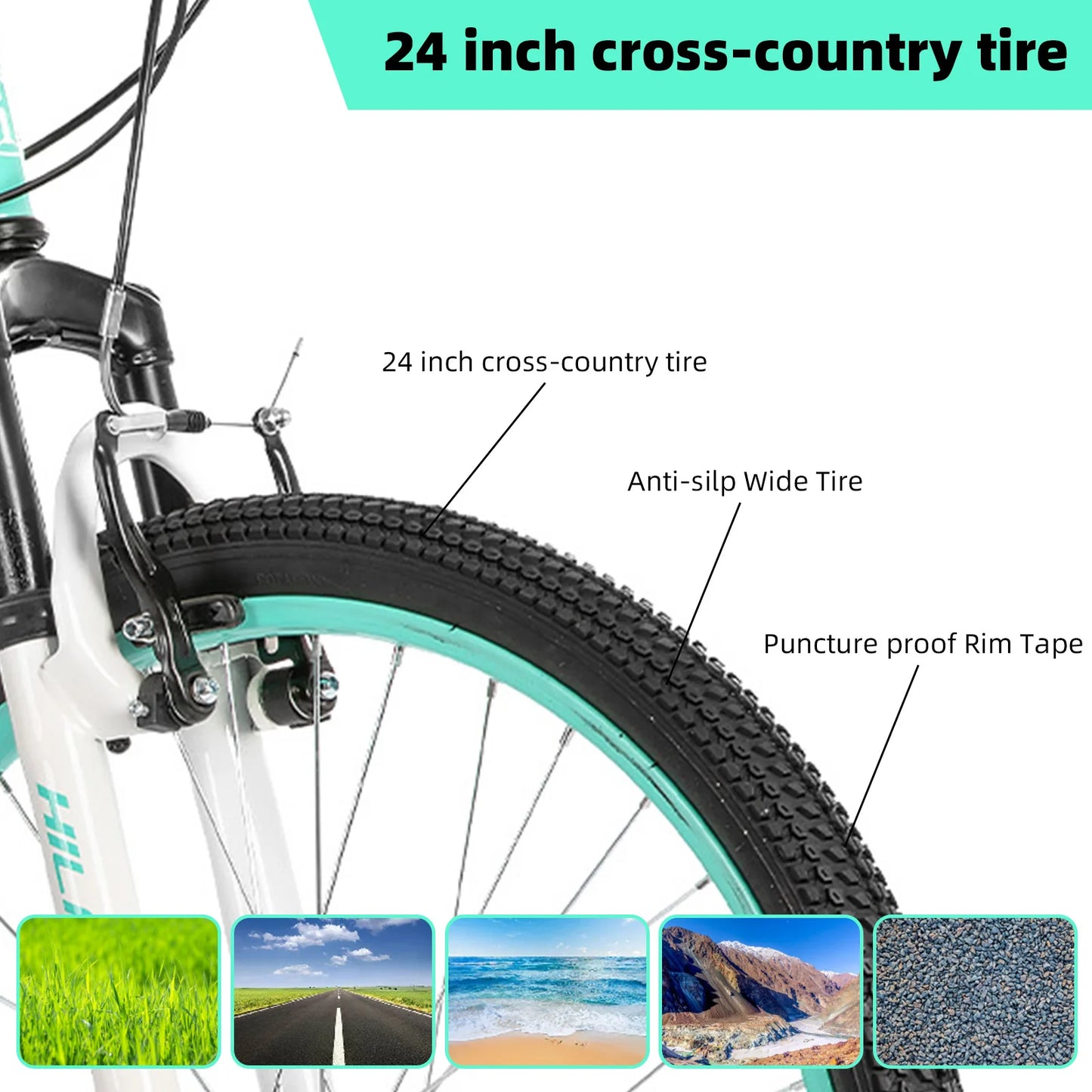 JOYSTAR Hiland Kids Mountain Bike for Boys and Girls