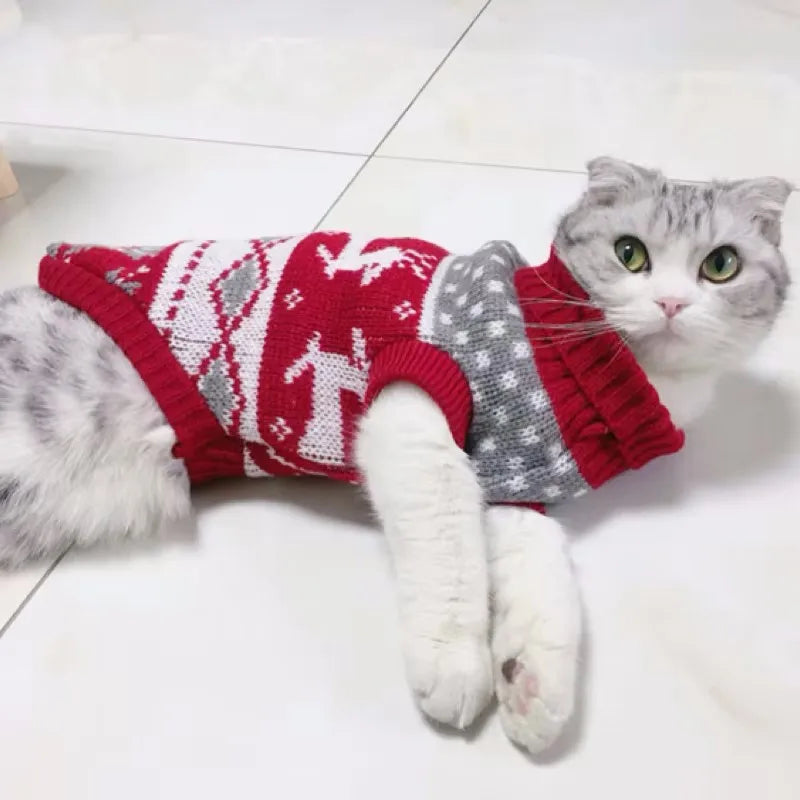 Guangdong Christmas Dog Sweater Coat For Pets Winter