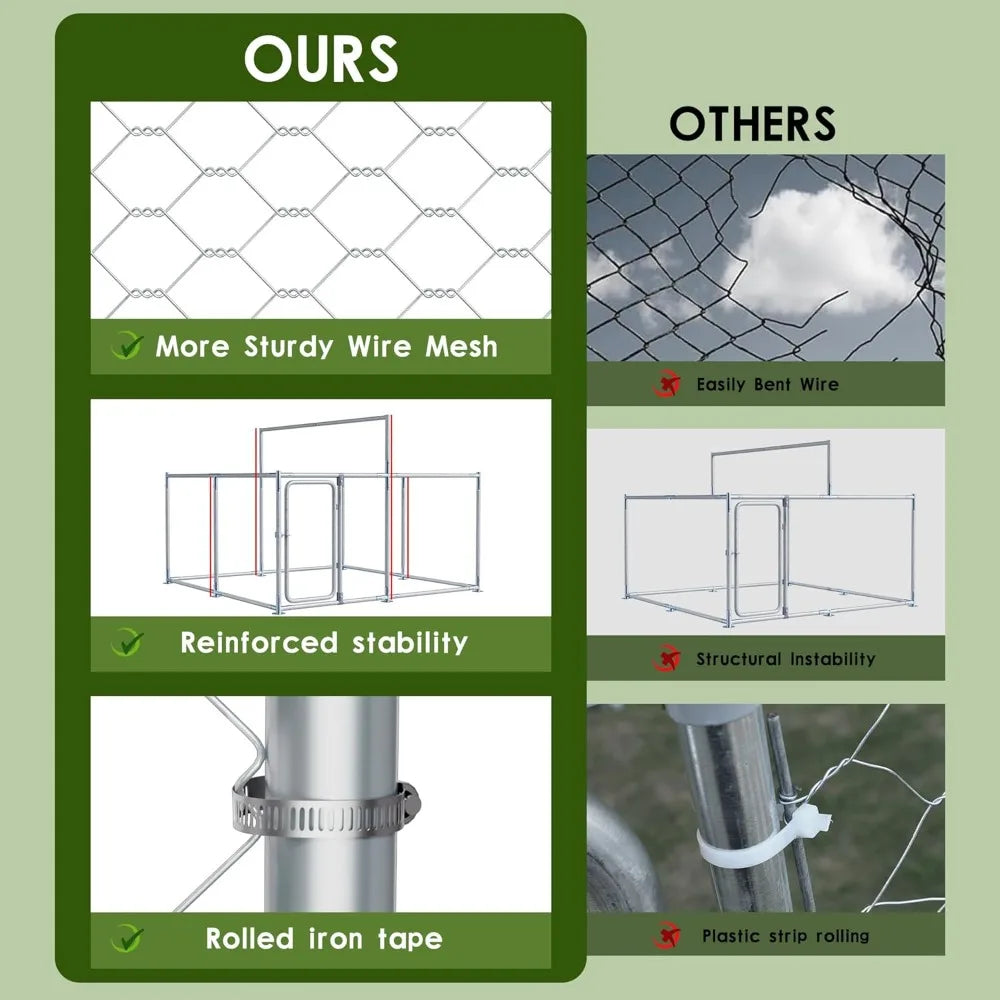 Hign-concerned Kennel House Mesh Pet Cage Playpen Fence