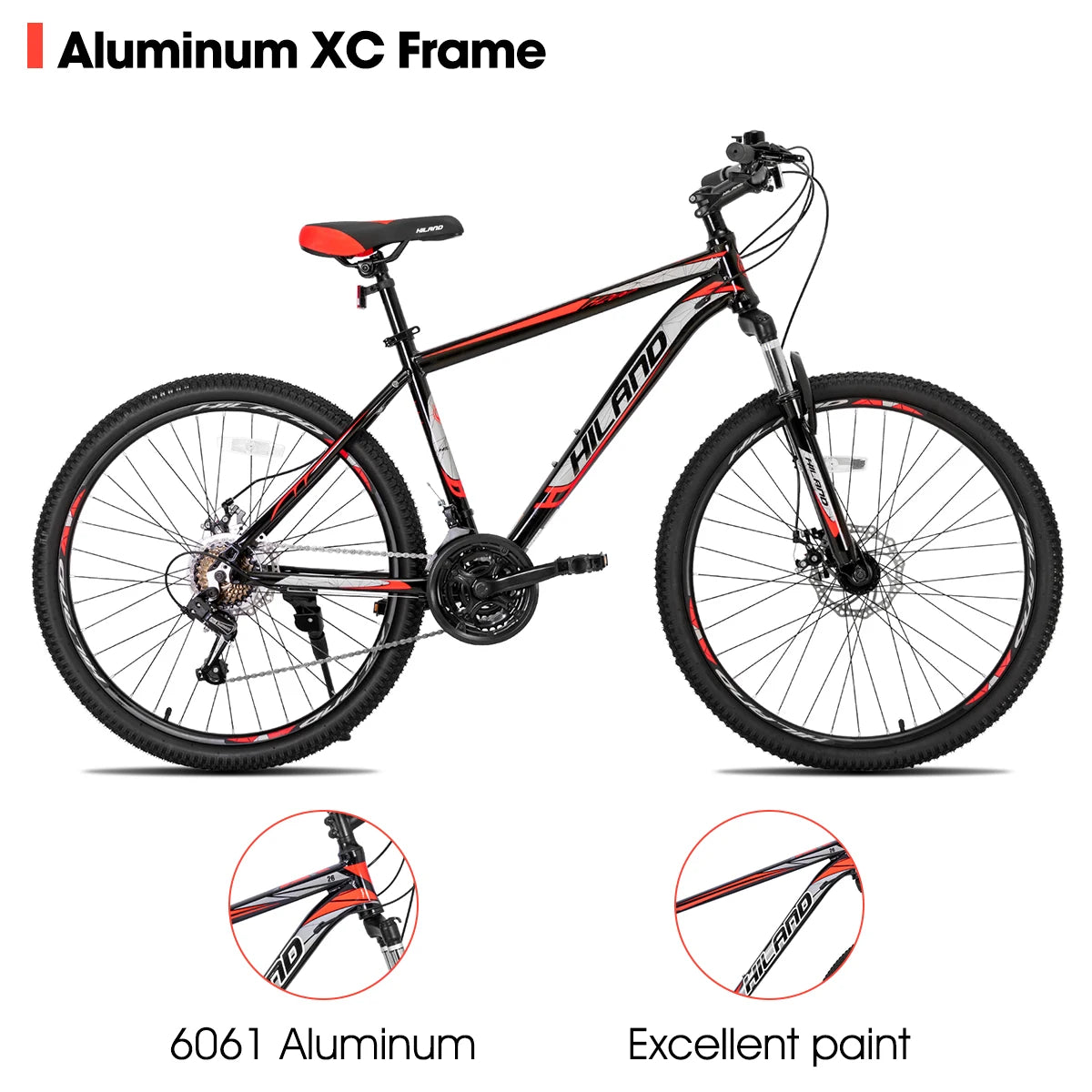 Hiland Mountain Bike Multi Spokes Shimano 21 Speed