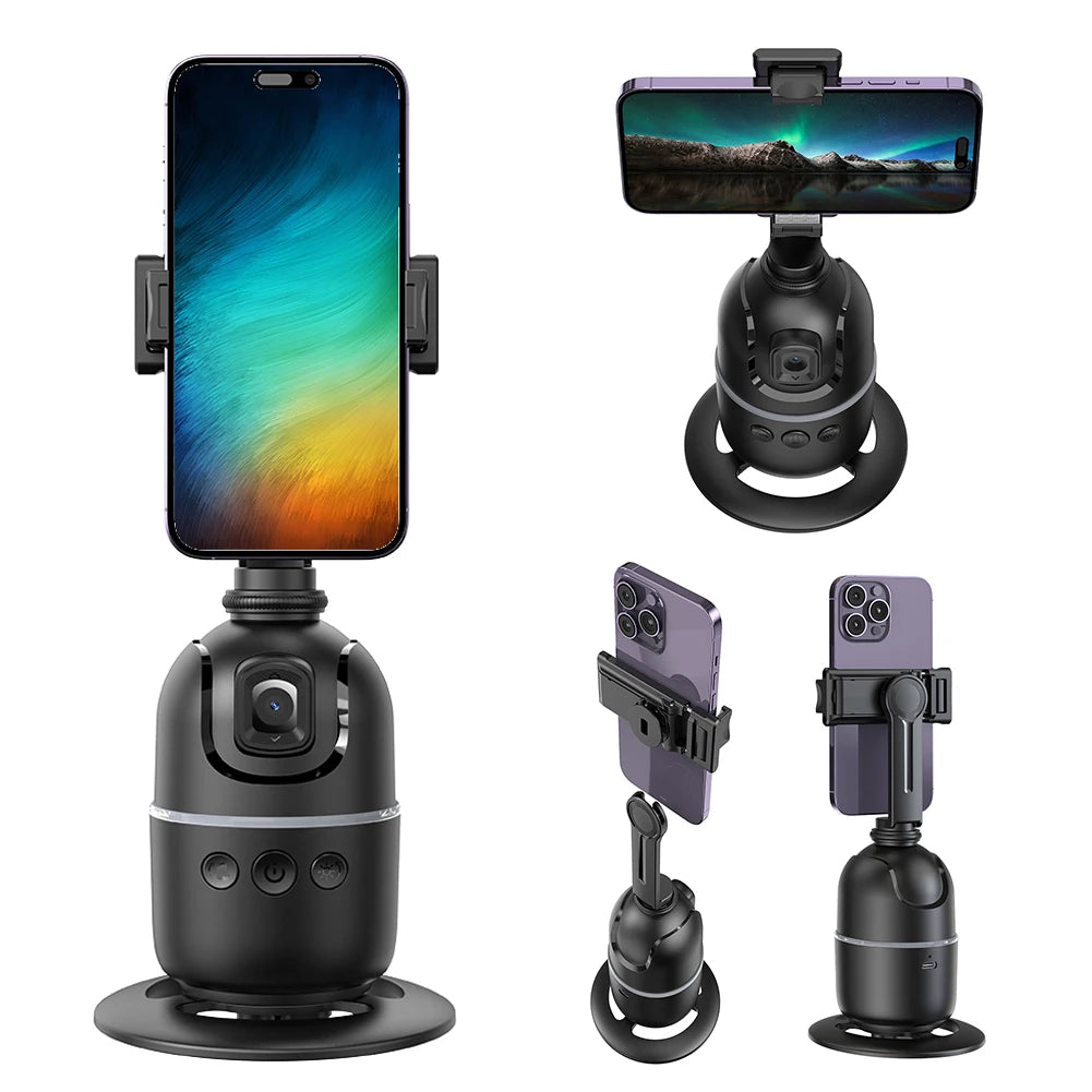 VODOOL Auto Face Tracking Tripod 360 Degree Phone Holder