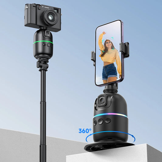 VODOOL Auto Face Tracking Tripod 360 Degree Phone Holder