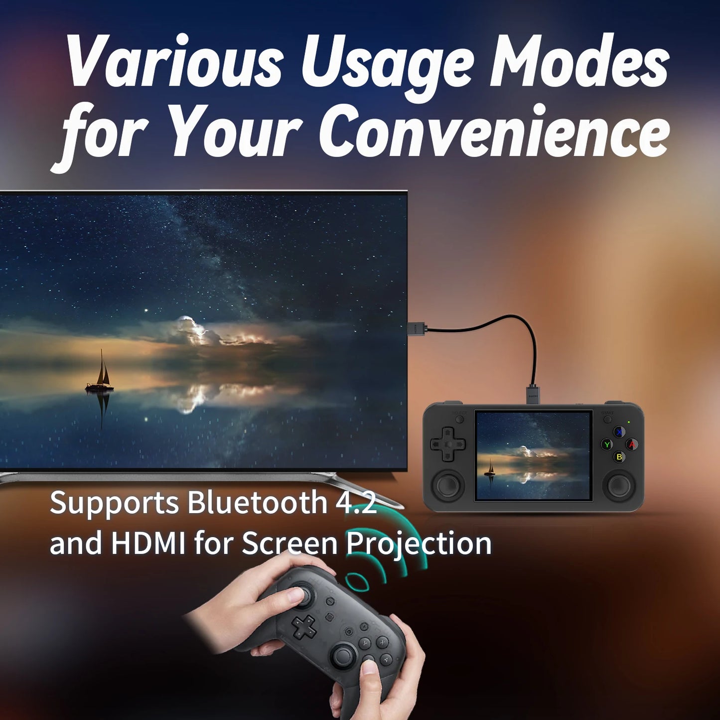 Anbernic RG35XX H Handheld Console For Retro Gaming