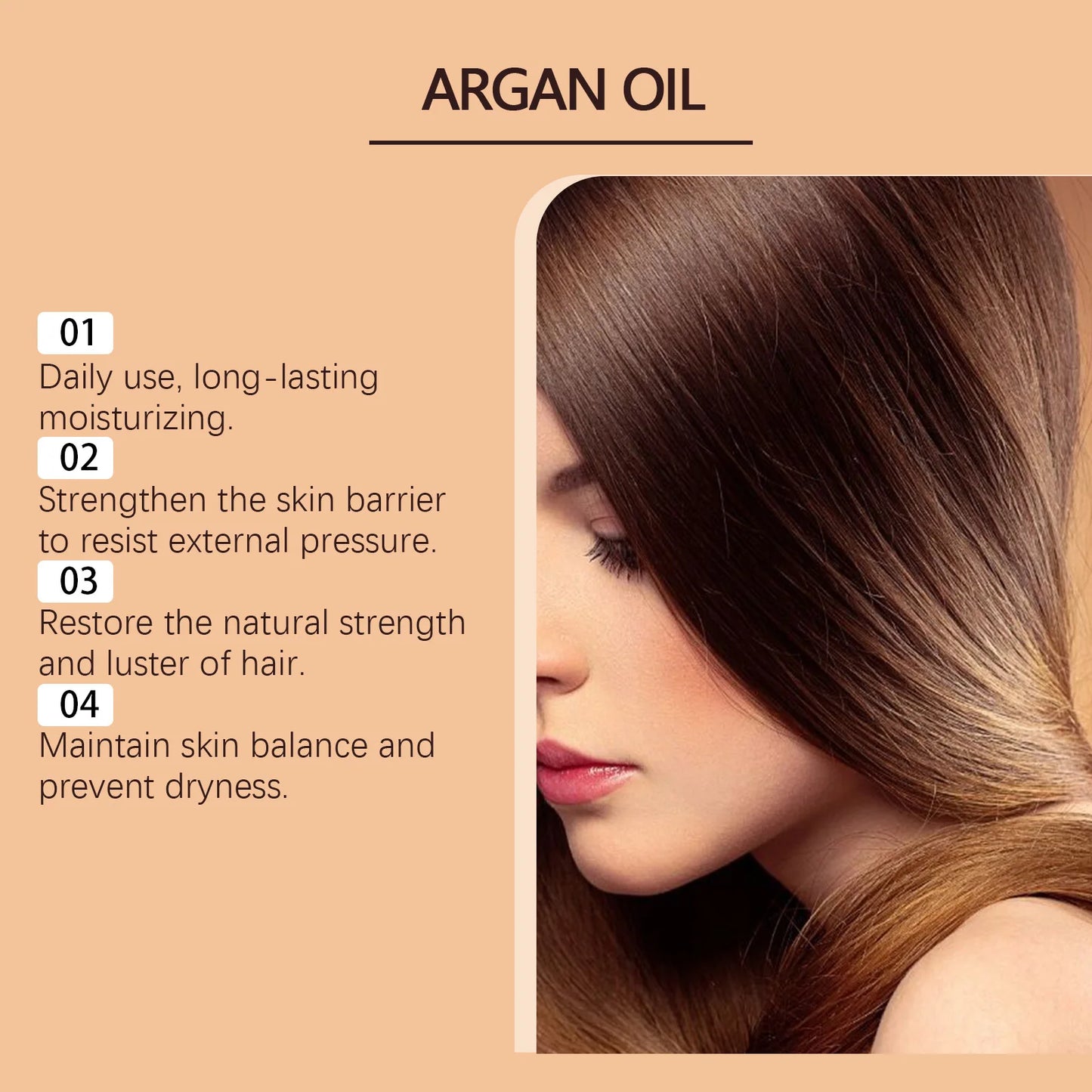 Essential Oil Argan Oil Daily Care Skin Hair Repair