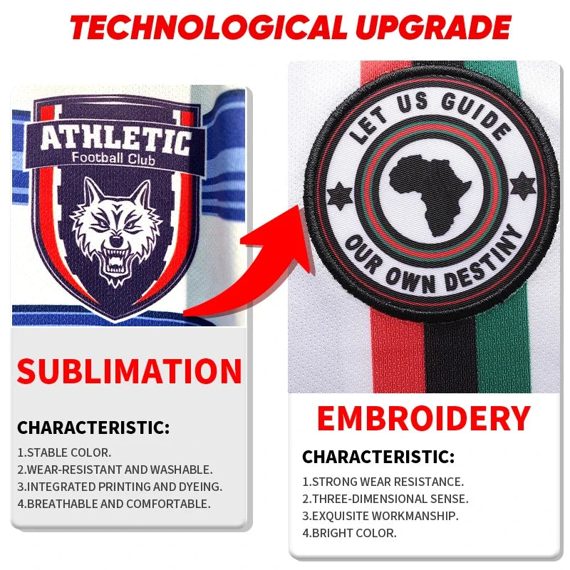 CRKECN Custom Sublimation Soccer Uniforms Embroidered Logo