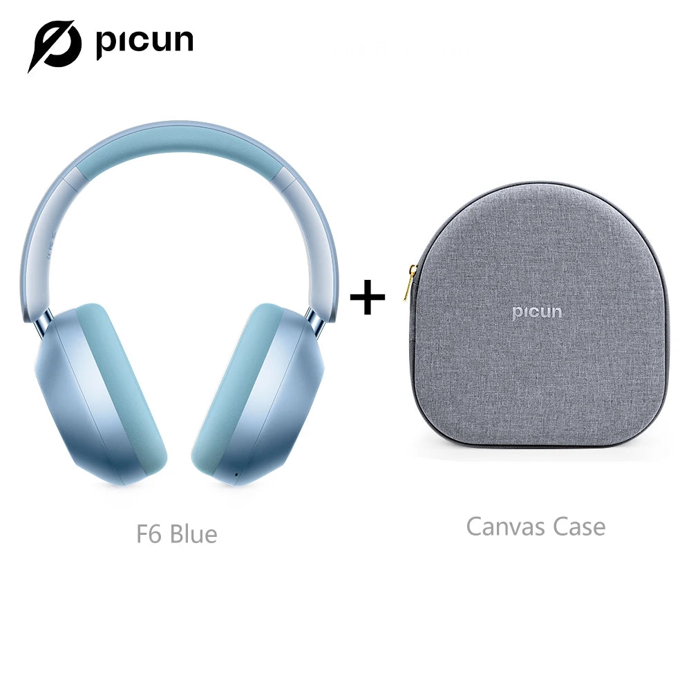 Picun F6 Active Noise Cancelling Wireless Headphones