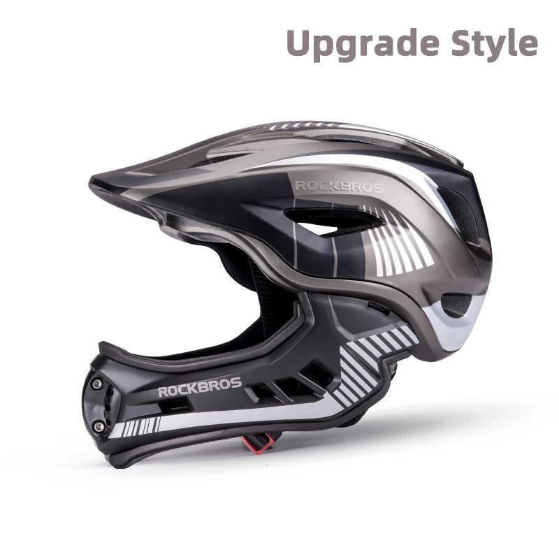 Rockbros Child Cycling Helmet Detachable Full Face Safety