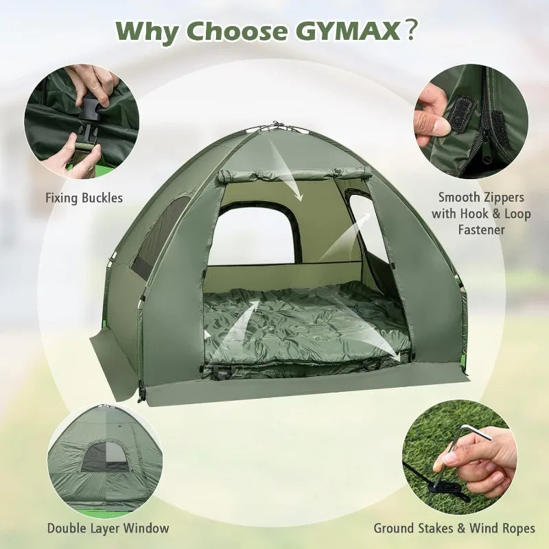 YTYIN Tent Cot 5 in 1 Elevated Camping Cot Sunshade